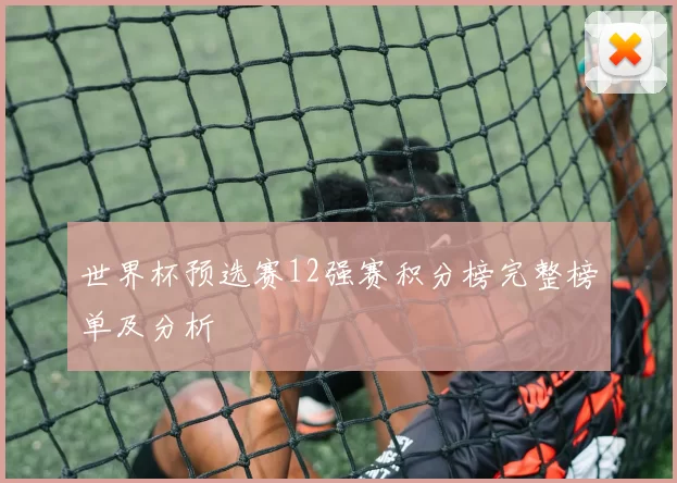 世界杯预选赛12强赛积分榜完整榜单及分析