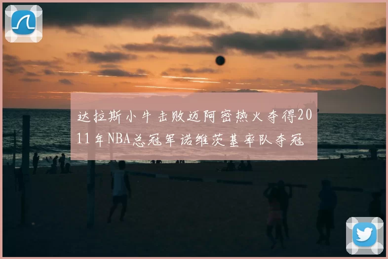 达拉斯小牛击败迈阿密热火夺得2011年NBA总冠军诺维茨基率队夺冠